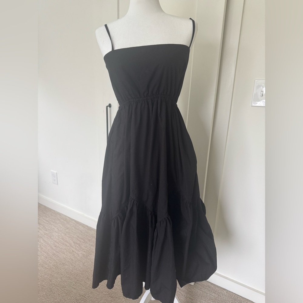 Chic Black Strapless Dress